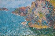 John Peter Russell La Pointe de Morestil par mer calme oil painting